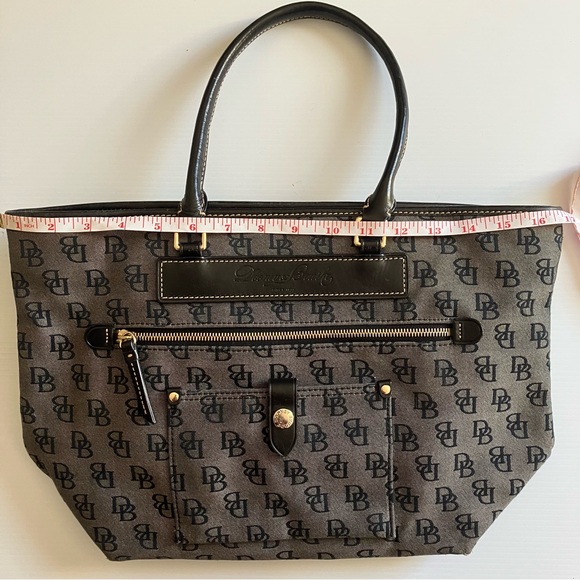 Dooney & Bourke Black Logo Shoulder Tote Bag - Picture 10 of 10